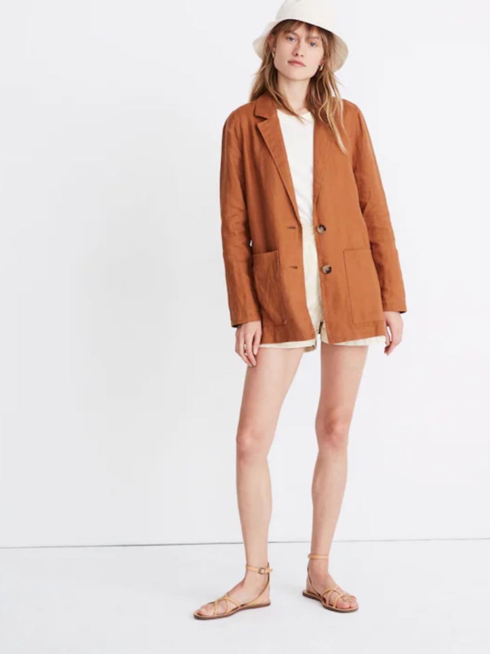 Madewell Dorset linen blazer - Picture 4 of 8